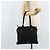 PRADA Borsa a mano in nylon nero argento Auth YKZ113 - vista 23