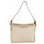 Burberry Schultertasche aus Canvas Hellbeige Silber Authentisch hk3642