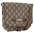 Bolso de Hombro GUCCI GG Plus Supreme PVC Beige Oro Auth ka3753 Dorado