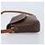 Céline Borsa a spalla in tela Macadam CELINE in pelle PVC marrone oro Auth YKZ056 D'oro - vista 4
