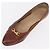 Salvatore Ferragamo Décolleté in Pelle 6 Marrone Auth 174642A - vista 6