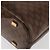 Céline Borsa a mano in tela Macadam CELINE in vinile marrone e oro Auth bs34426 D'oro - vista 16