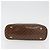 Céline Borsa a mano in tela Macadam CELINE in vinile marrone e oro Auth bs34426 D'oro - vista 5