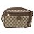 Gucci Borsa a Spalla GG Supreme PVC Beige Oro 001 56 0942 Auth BA11984 D'oro