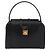 Céline Borsa a mano CELINE in pelle nera e oro Auth ARZ905 Nero D'oro - vista 13