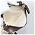 Bulgari Borsa a Spalla BVLGARI Logo Mania Canvas Beige Argento Auth INZ044A - vista 20