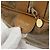 Céline Borsa a mano Celine C Sulky Carriage in PVC Beige Oro Auth INZ012 D'oro - vista 10
