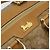 Céline Borsa a mano Celine C Sulky Carriage in PVC Beige Oro Auth INZ012 D'oro - vista 17