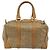 Céline Borsa a mano Celine C Sulky Carriage in PVC Beige Oro Auth INZ012 D'oro - vista 2
