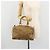 Céline Borsa a mano Celine C Sulky Carriage in PVC Beige Oro Auth INZ012 D'oro - vista 23