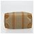 Céline Borsa a mano Celine C Sulky Carriage in PVC Beige Oro Auth INZ012 D'oro - vista 5