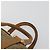 Céline Borsa a mano Celine C Sulky Carriage in PVC Beige Oro Auth INZ012 D'oro - vista 8
