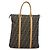 FENDI Zucca Canvas Tote Bag Schwarz Braun Auth YKZ349 - Ansicht 2