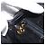 Borsa a Spalla Vala in Pelle Nera e Oro Salvatore Ferragamo Auth BA11993 Nero D'oro - vista 19
