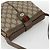 Borsa Sherry Line GG Supreme Web di GUCCI in PVC beige e oro 10 02 037 Auth BA11736 D'oro - vista 6
