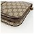 Borsa Sherry Line GG Supreme Web di GUCCI in PVC beige e oro 10 02 037 Auth BA11736 D'oro - vista 9