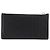 Monedero de cuero negro Bottega Veneta Auth 174643 - vista 2