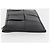 Monedero de cuero negro Bottega Veneta Auth 174643 - vista 4