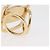 Anello Vala in metallo dorato Salvatore Ferragamo Auth 174691A D'oro - vista 4