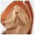 Céline Borsa a Spalla in Tela Macadam CELINE PVC Beige Oro Auth YKZ1076 D'oro - vista 19