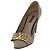 LOUIS VUITTON Absatzschuhe aus Leder 35 1/2 Beige LV Auth 174620A - Ansicht 2