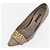 LOUIS VUITTON Absatzschuhe aus Leder 35 1/2 Beige LV Auth 174620A - Ansicht 25