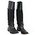 Botas Largas GUCCI Piel de Ternera No Nacida 34 1/2 C Negro Auth 174616A
