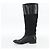 Botas Largas GUCCI Piel de Ternera No Nacida 34 1/2 C Negro Auth 174616A - vista 17