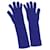 CHANEL Handschuhe Kaschmir Blau CC Auth 174684  - Ansicht 1