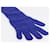 CHANEL Handschuhe Kaschmir Blau CC Auth 174684  - Ansicht 8