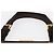 Borsa Tote PRADA Satin Marrone Oro Auth ka3712 D'oro - vista 8