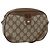 Borsa Sherry Line GG Supreme Web di GUCCI in PVC Beige e Oro 89 02 066 Auth hk3624 D'oro