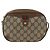 Borsa Sherry Line GG Supreme Web di GUCCI in PVC Beige e Oro 89 02 066 Auth hk3624 D'oro - vista 13