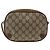Borsa Sherry Line GG Supreme Web di GUCCI in PVC Beige e Oro 89 02 066 Auth hk3624 D'oro - vista 2
