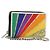SAINT LAURENT Coin Purse Canvas Multicolor Silver Auth YKZ1018A Silvery Multiple colors