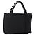 Borsa a mano Salvatore Ferragamo in nylon 2 in 1 nera e argento autentica ka3729A Nero