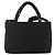 Borsa a mano Salvatore Ferragamo in nylon 2 in 1 nera e argento autentica ka3729A Nero - vista 2