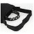 Borsa a mano Salvatore Ferragamo in nylon 2 in 1 nera e argento autentica ka3729A Nero - vista 9