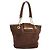 Borsa Tote a Catena CÉLINE Camoscio Marrone Oro Auth YKZ133 D'oro