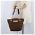 Borsa Tote a Catena CÉLINE Camoscio Marrone Oro Auth YKZ133 D'oro - vista 24