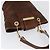 Borsa Tote a Catena CÉLINE Camoscio Marrone Oro Auth YKZ133 D'oro - vista 6