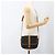 SAINT LAURENT Borsa a Spalla PVC Tela Nera Oro Auth 174423 Nero D'oro - vista 22