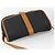 SAINT LAURENT Borsa a Spalla PVC Tela Nera Oro Auth 174423 Nero D'oro - vista 6