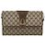 Gucci Borsa a Spalla GG Supreme PVC Beige Oro 904 02 050 Auth BAZ445 D'oro - vista 13