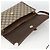 Gucci Borsa a Spalla GG Supreme PVC Beige Oro 904 02 050 Auth BAZ445 D'oro - vista 17