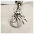 Christian Dior Borsa a mano Lady Dior Canage in pelle bianca e argento Auth YKZ152 Bianco - vista 10