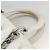Christian Dior Borsa a mano Lady Dior Canage in pelle bianca e argento Auth YKZ152 Bianco - vista 8