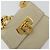 Borsa Pouch in Suede Beige e Oro Gancini di Salvatore Ferragamo Auth YKZ1630 D'oro - vista 18