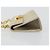 Borsa Pouch in Suede Beige e Oro Gancini di Salvatore Ferragamo Auth YKZ1630 D'oro - vista 4