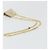 Borsa Pouch in Suede Beige e Oro Gancini di Salvatore Ferragamo Auth YKZ1630 D'oro - vista 7
